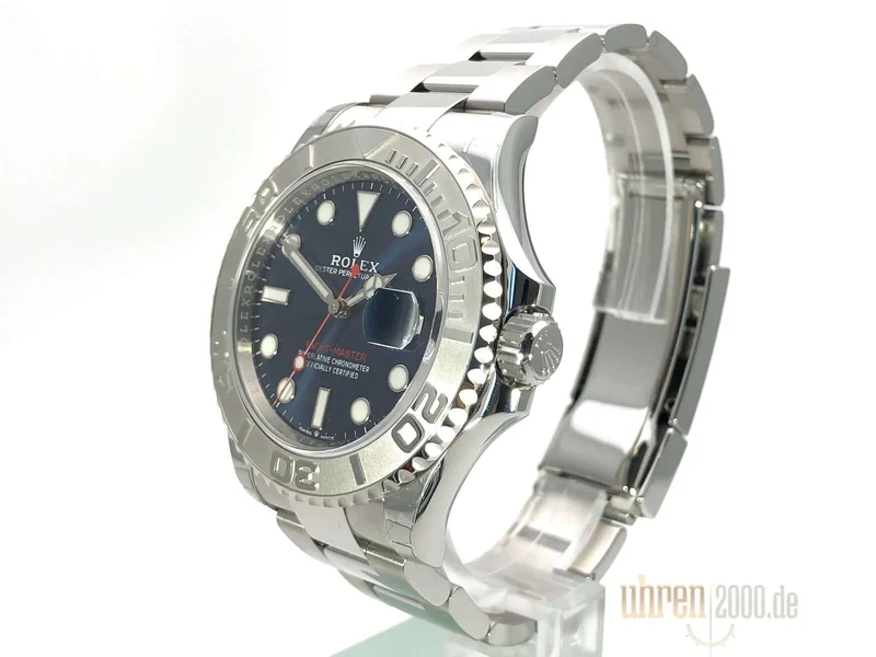 Rolex Yacht-Master 40 Oystersteel Platin 126622 Blau aus 2019 LC100