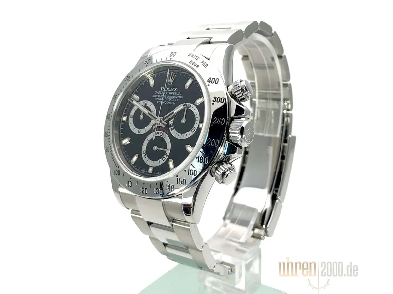 Rolex Daytona Edelstahl 116520 Zifferblatt Schwarz aus 2016