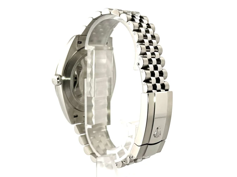 Rolex Datejust 41 Oystersteel 126300 Weiß Römisch Jubile-Band