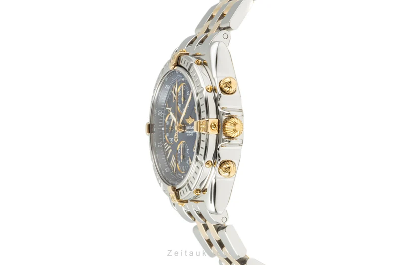 Breitling Crosswind chronograph steel / gold automatic men's watch B13055 LP: 9650EUR [2206662]