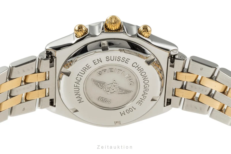 Breitling Crosswind chronograph steel / gold automatic men's watch B13055 LP: 9650EUR [2206662]