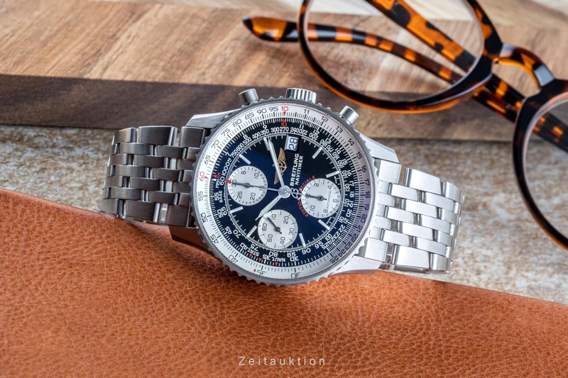 Breitling Navitimer chronograph steel automatic men's watch A13330 LP: 8850EUR [2206631]