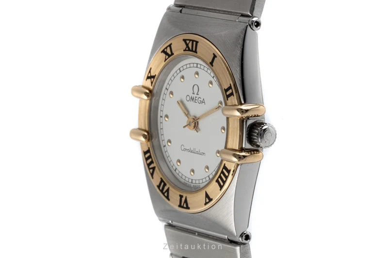 Omega Constellation steel / gold quartz women's watch 795.1076 LP: 3000EUR [2206615]