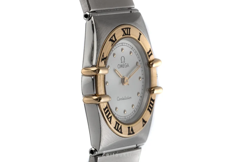 Omega Constellation steel / gold quartz women's watch 795.1076 LP: 3000EUR [2206615]