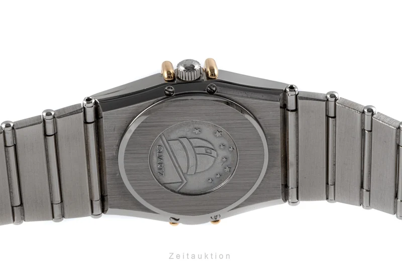 Omega Constellation steel / gold quartz women's watch 795.1076 LP: 3000EUR [2206615]