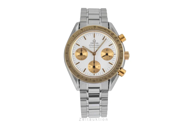 Omega Speedmaster chronograph steel / gold automatic men's watch 175.0033 [2603790]