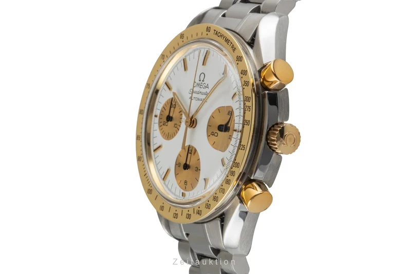 Omega Speedmaster chronograph steel / gold automatic men's watch 175.0033 [2603790]