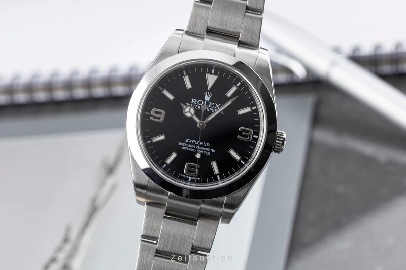 Rolex Explorer steel automatic men's watch 214270 [2604592]