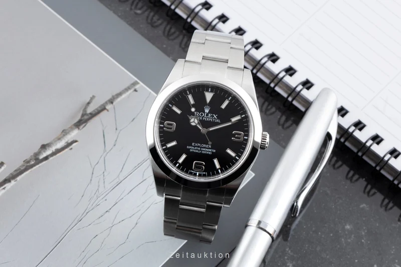 Rolex Explorer steel automatic men's watch 214270 [2604592]