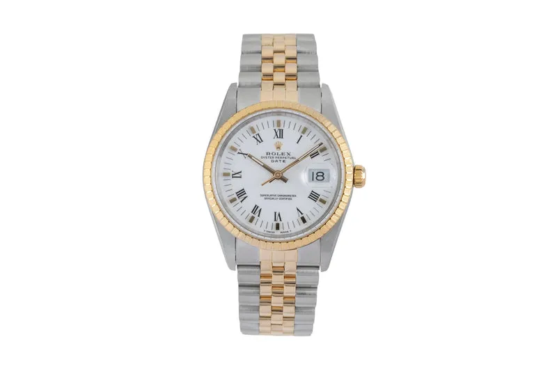 Rolex Date steel / gold automatic men's watch 15223 LP: 15350EUR [2604352]
