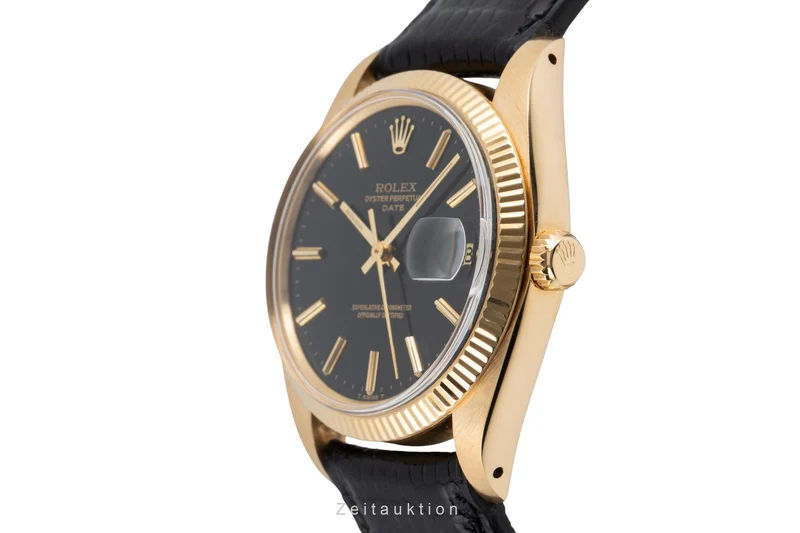 Rolex Date 18 ct gold automatic men's watch 1503 Vintage [2604569]