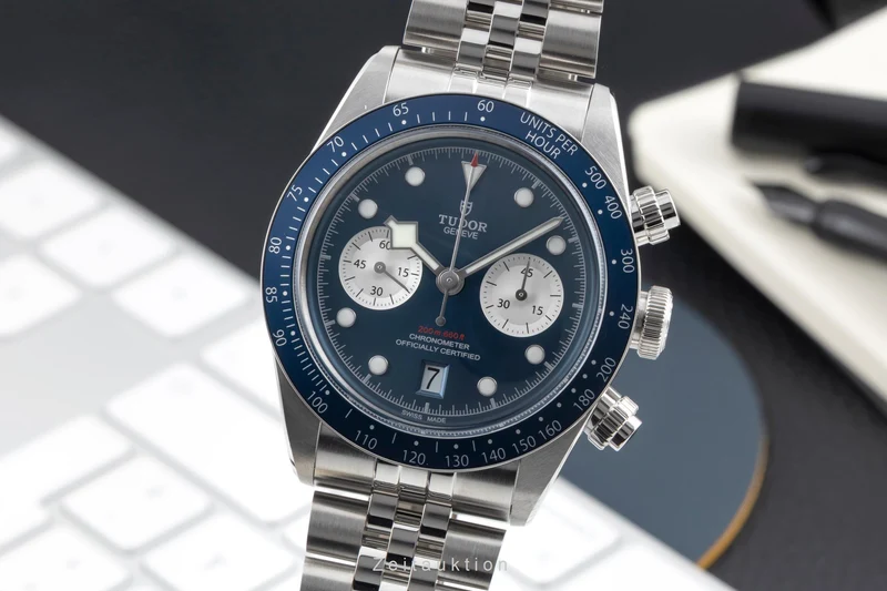 Tudor Black Bay chronograph steel automatic men's watch M79360B-0002 LP: 6350EUR [2604439]