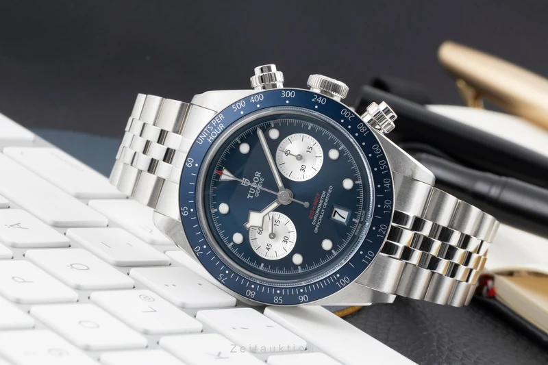 Tudor Black Bay chronograph steel automatic men's watch M79360B-0002 LP: 6350EUR [2604439]