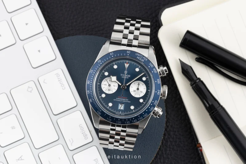Tudor Black Bay chronograph steel automatic men's watch M79360B-0002 LP: 6350EUR [2604439]