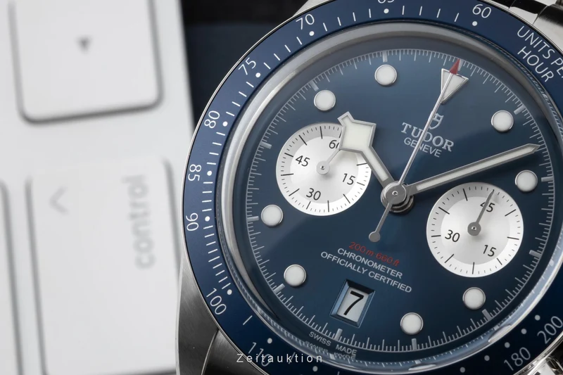 Tudor Black Bay chronograph steel automatic men's watch M79360B-0002 LP: 6350EUR [2604439]