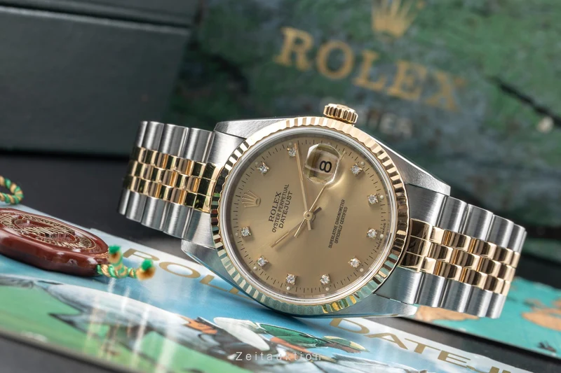Rolex Datejust steel / gold automatic men's watch 16233 LP: 17350EUR [2604574]