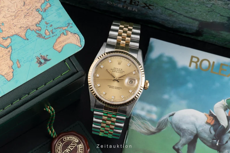 Rolex Datejust steel / gold automatic men's watch 16233 LP: 17350EUR [2604574]