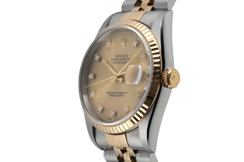 Rolex Datejust steel / gold automatic men's watch 16233 LP: 17350EUR [2604574]