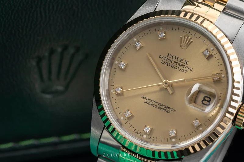 Rolex Datejust steel / gold automatic men's watch 16233 LP: 17350EUR [2604574]