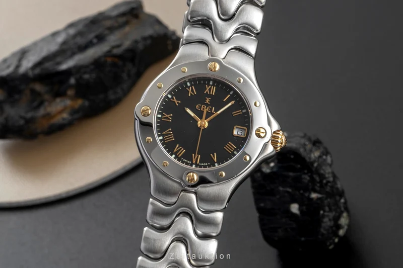 Ebel Sportwave steel / gold quartz women's watch E6087621 [2604452]