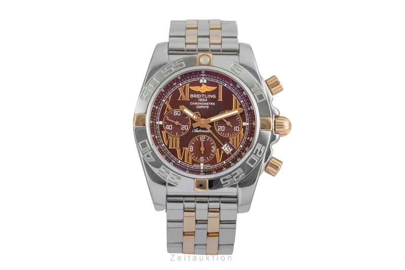 Breitling Chronomat chronograph steel / gold automatic men's watch IB0110-091 [2602375]