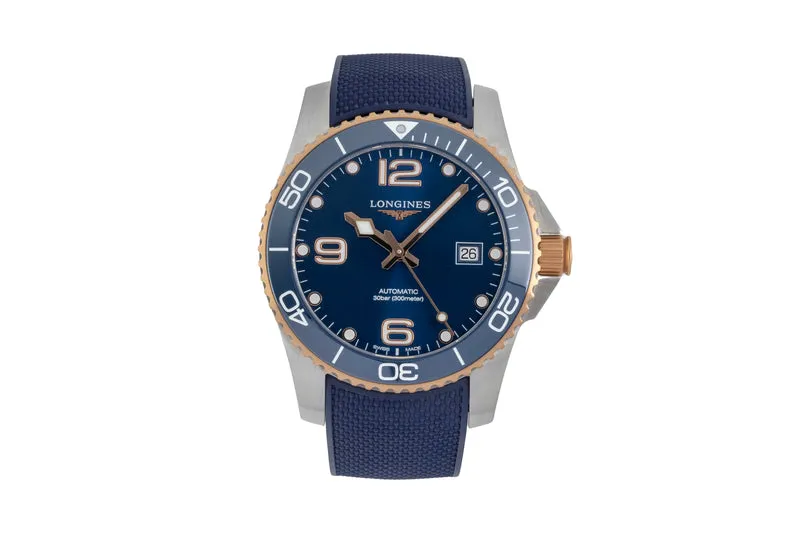 Longines Hydro Conquest steel automatic men's watch L3.781.3.98.9 LP: 2200EUR [2604503]