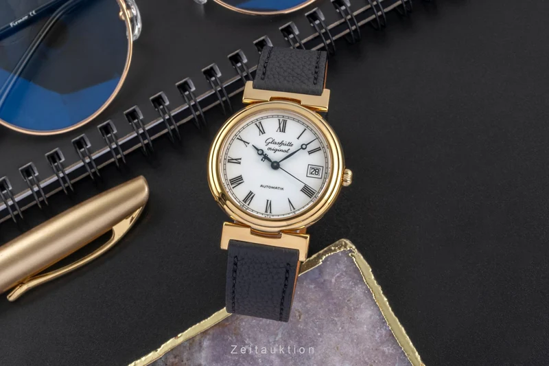 Glashütte Spezimat gilt-brass automatic men's watch [2604021]