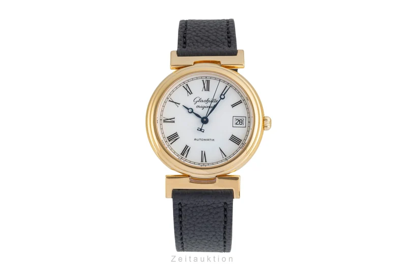 Glashütte Spezimat gilt-brass automatic men's watch [2604021]