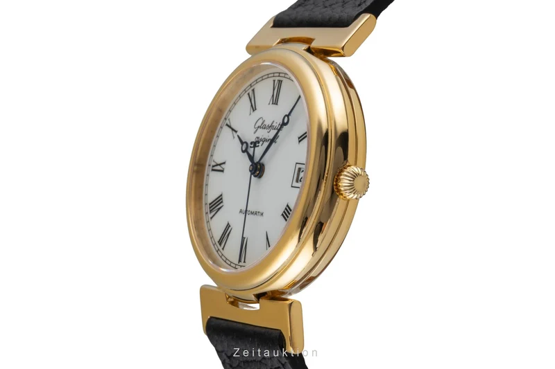 Glashütte Spezimat gilt-brass automatic men's watch [2604021]