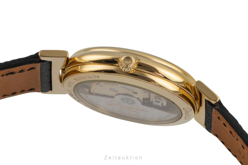 Glashütte Spezimat gilt-brass automatic men's watch [2604021]