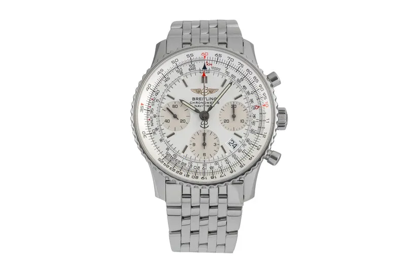 Breitling Navitimer chronograph steel automatic men's watch A23322 A232G32NP LP: 9850EUR [2507549]