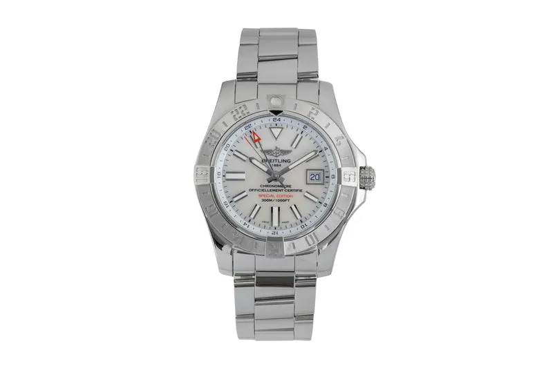 Breitling Avenger II GMT steel automatic men's watch A3239011/A809 LP: 5950EUR [2604178]