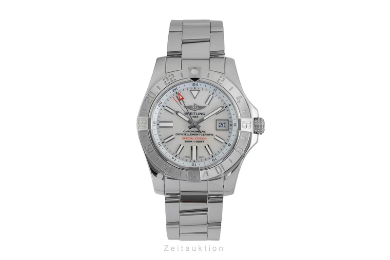 Breitling Avenger II GMT steel automatic men's watch A3239011/A809 LP: 5950EUR [2604178]
