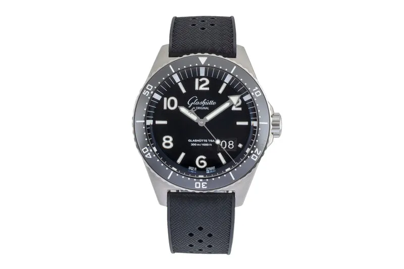 Glashütte SeaQ steel automatic men's watch 1-36-13-01-80-33 LP: 12700EUR [2604496]