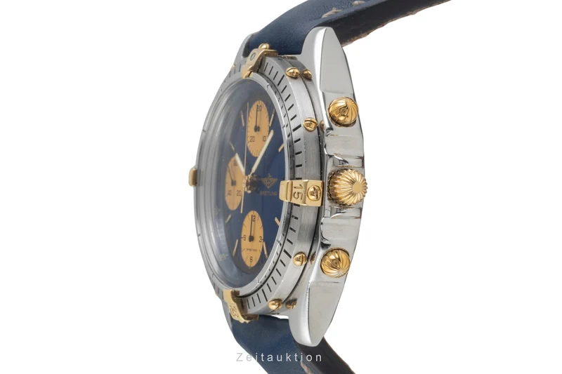 Breitling Chronomat chronograph gilt / steel automatic men's watch 81.950, B13047 [2604318]