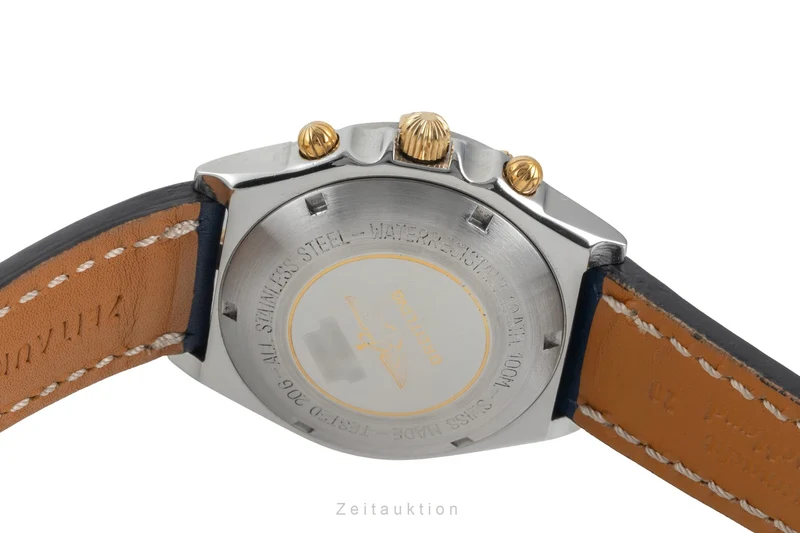 Breitling Chronomat chronograph gilt / steel automatic men's watch 81.950, B13047 [2604318]