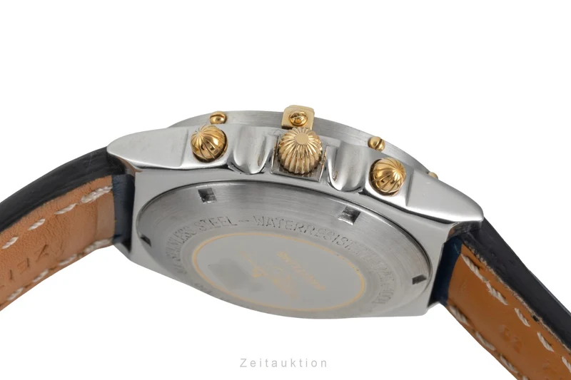 Breitling Chronomat chronograph gilt / steel automatic men's watch 81.950, B13047 [2604318]