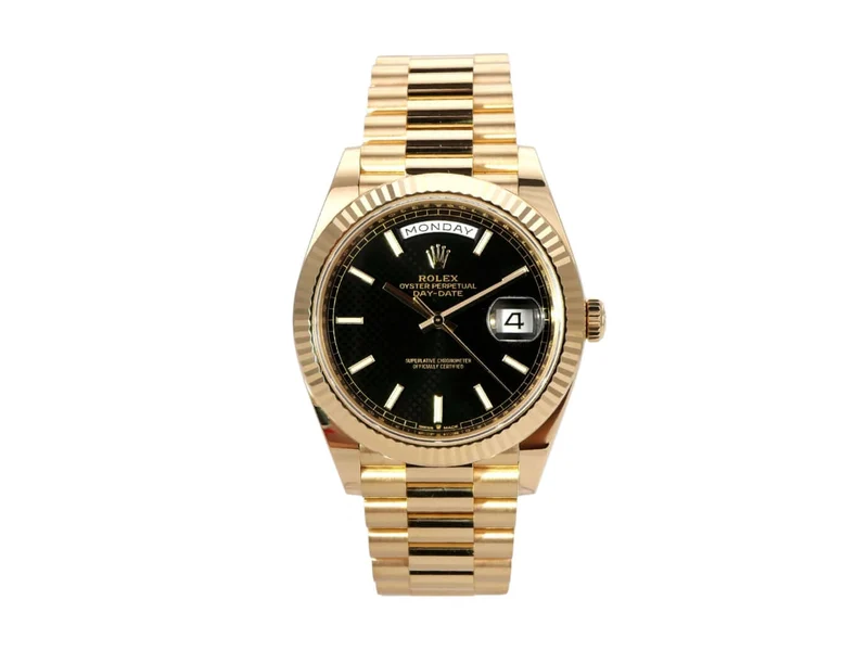 Rolex Day-Date 40 Gelbgold 228238 Schwarz