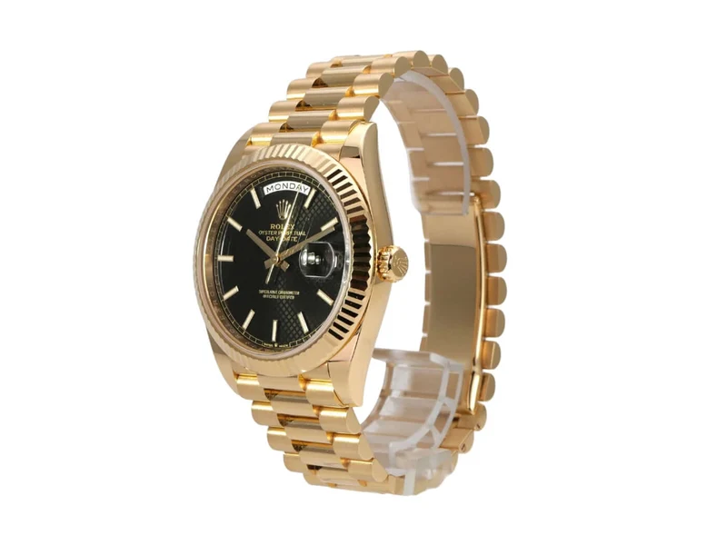 Rolex Day-Date 40 Gelbgold 228238 Schwarz