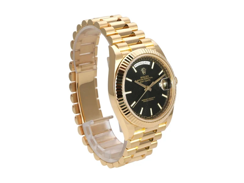 Rolex Day-Date 40 Gelbgold 228238 Schwarz