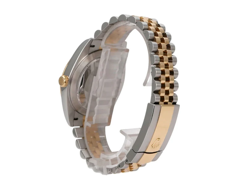 Rolex Datejust 41 Edelstahl Gelbgold 126333 Schwarz Jubile-Band