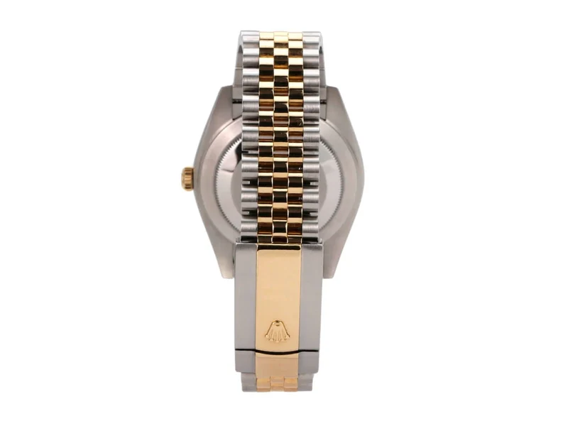 Rolex Datejust 41 Edelstahl Gelbgold 126333 Schwarz Jubile-Band