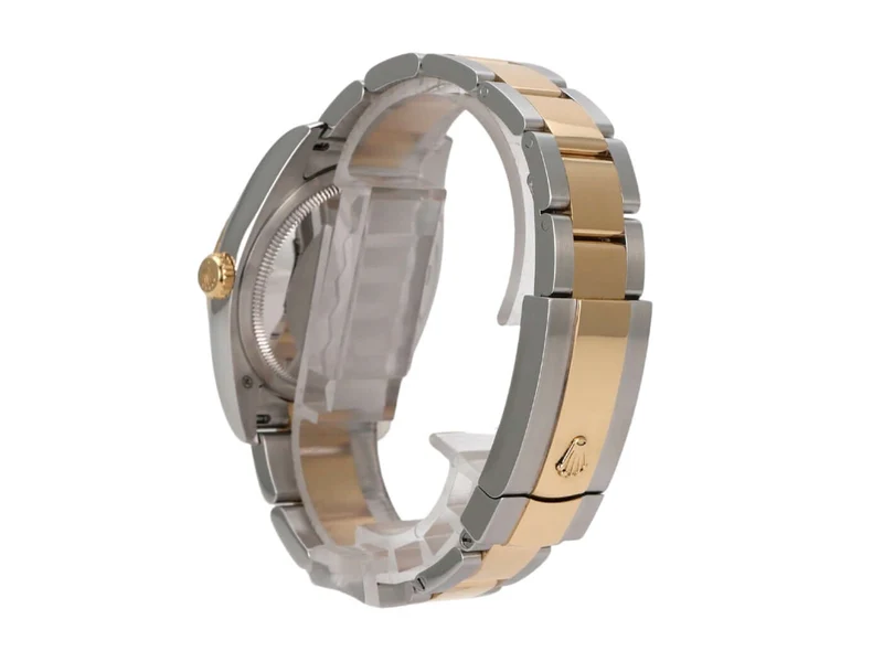 Rolex Datejust 36 Edelstahl Gelbgold 116233 Champagner Römisch