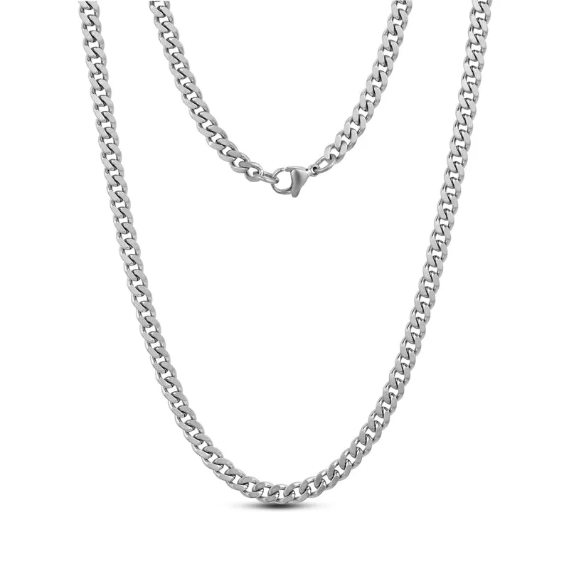 5 mm matte kubanische Gliederkette