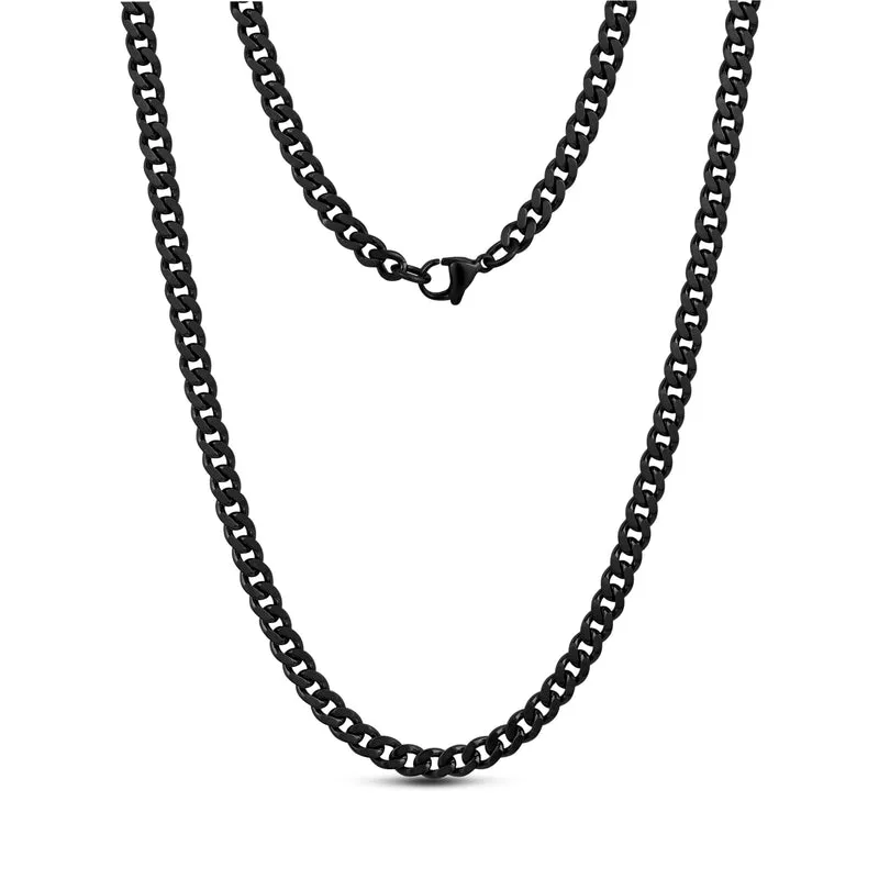 5 mm matte kubanische Gliederkette