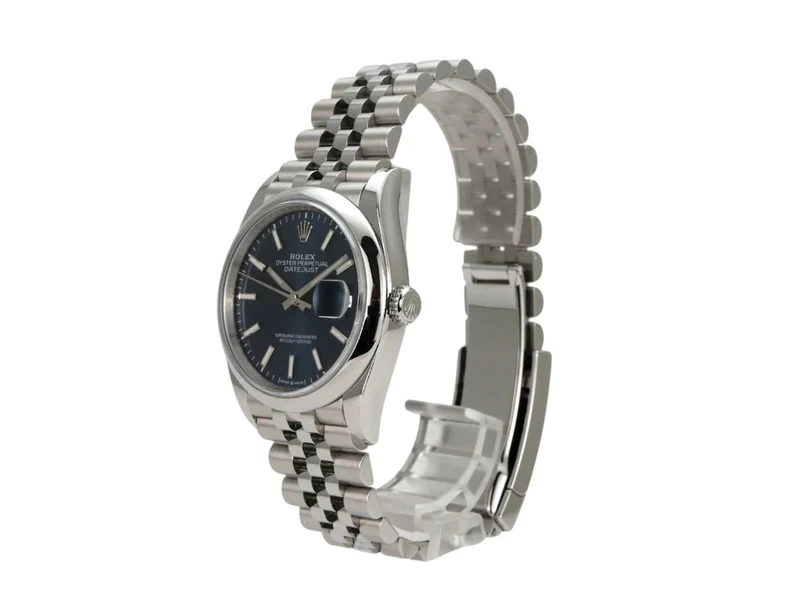 Rolex Datejust 36 Oystersteel 126200 Blau Jubile-Band