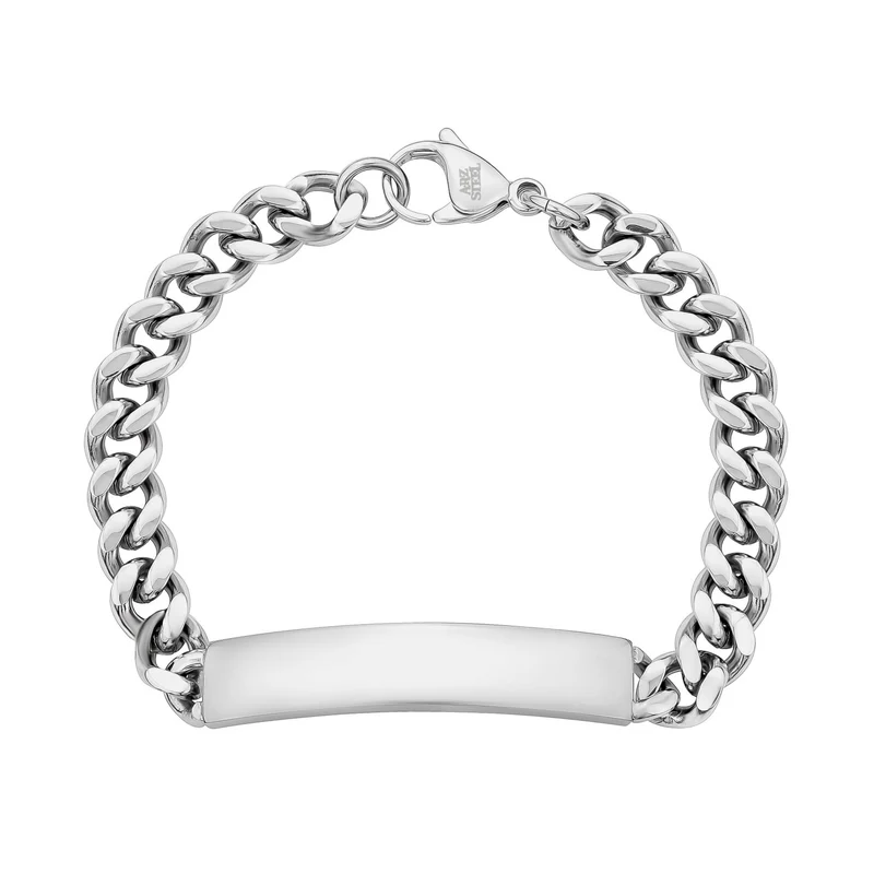 8mm Cuban Link ID-Armband