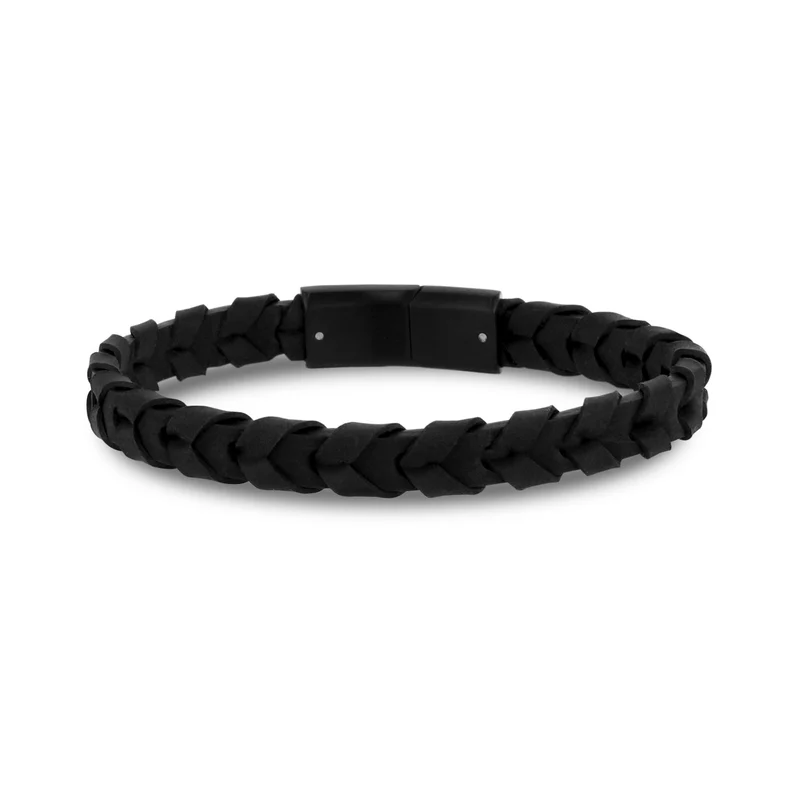 8mm Tire Track Lederarmband