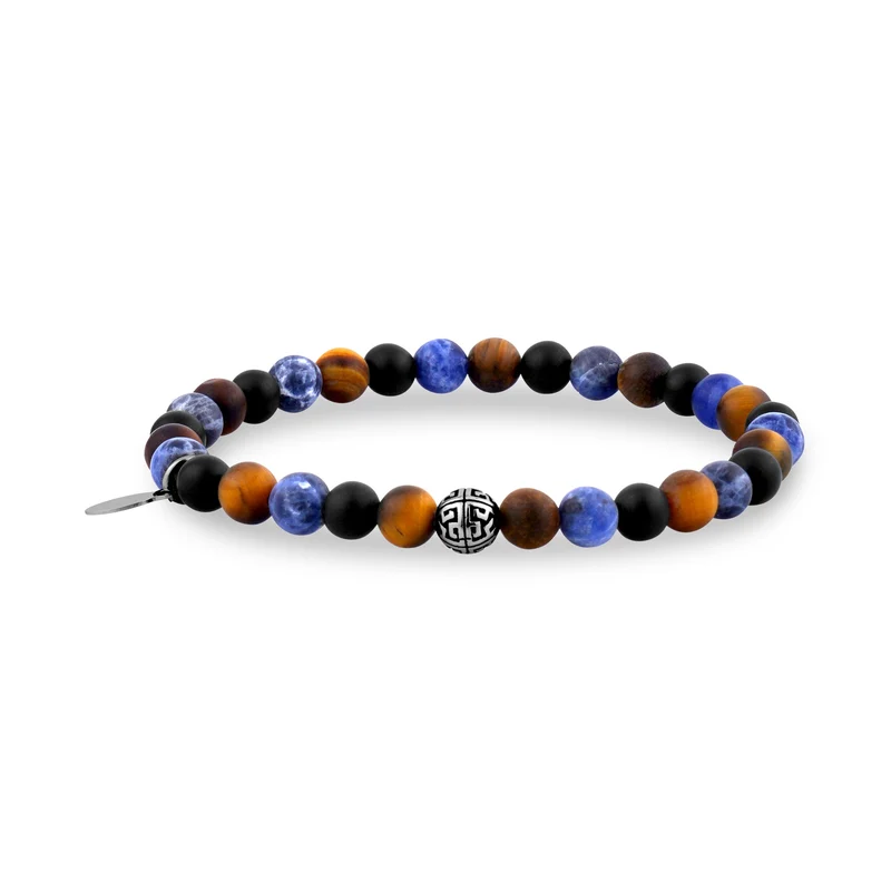 6mm Mattes Remix Stretch-Perlenarmband