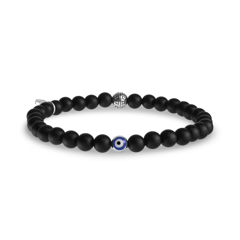 Böses Auge Schutz Perlenarmband | 6MM